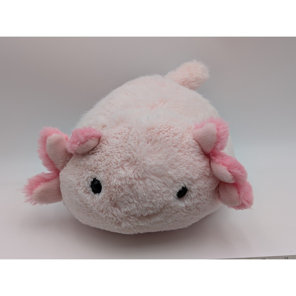 Aurora Axolotyl Pink Round Plush 2023 Stuffed Animal Toy - Picture 1 of 8